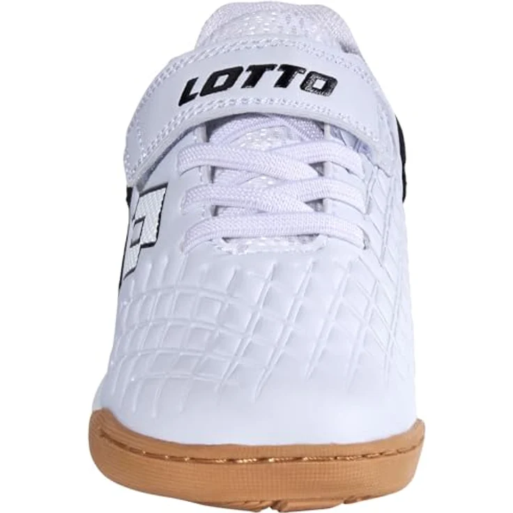 Lotto Dasher K Kinder Low Top Sneaker 2600920K, Klettverschluss, Gummi-Sohle, Weiß/Schwarz, Schuhgröße 33 EU – Bild 2
