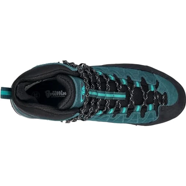 Brütting Mount Tasman, Unisex Wanderschuhe, Wasserdicht, Atmungsaktiv, Veloursleder, Türkis Blau, Größe 42 – Bild 5
