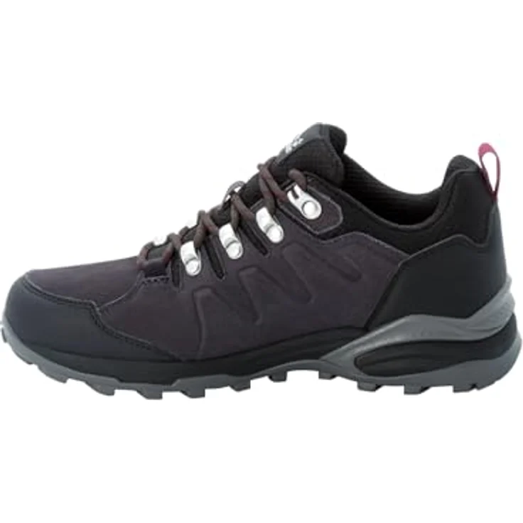 Jack Wolfskin REFUGIO TEXAPORE LOW W, Wasserdichtes Wanderschuhmodell mit Dämpfung und profiliertem Gummi-Sohle für sicheren Halt – Bild 1