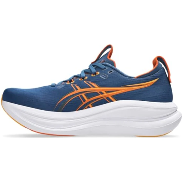 Asics GEL-NIMBUS 28, Laufschuhe mit FF BLAST PLUS-Dämpfung und PureGEL-Technologie, blau, Größe 43.5 – Bild 4