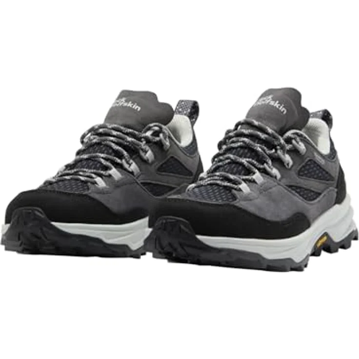 Jack Wolfskin Cyrox Texapore Low W, Damen Wanderschuhe, wasserdicht und atmungsaktiv, grau, Größe 35.5 – Bild 8