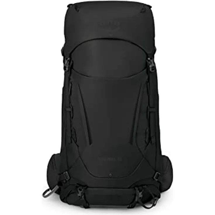 Osprey Kestrel 38 Black L/XL, Wanderrucksack mit AirScape Rückenplatte und integrierter Regenhülle – Bild 2