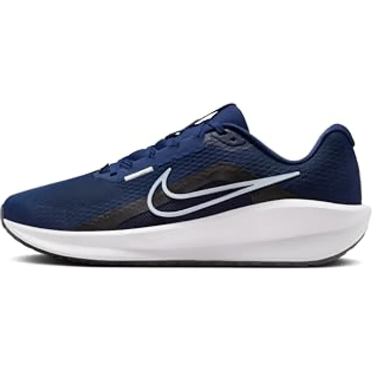 Nike Downshifter 13, Laufschuhe für Herren mit atmungsaktivem Mesh, grau, EU 46 – Bild 1