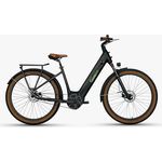 SachsenRAD E-SUV All-Terrain CityBike S5G Centro, stufenlose Enviolo-Schaltung, Gates Riemenantrieb, XCruise V7 Mittelmotor, 27,5" mit tiefem Einstieg, schwarz