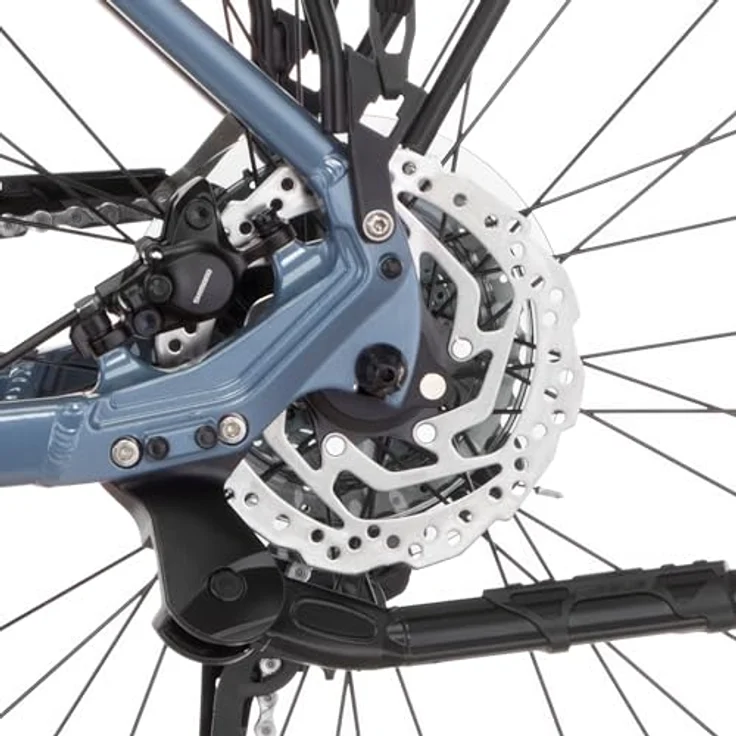 Fischer E-Bike Trekking VIATOR 6.8i Ultimate, Elektrofahrrad für Damen und Herren, 90 Nm Mittelmotor, 711 Wh Akku, 9-Gang SHIMANO Schaltung, hydraulische Scheibenbremse, 90 Lux LED-Beleuchtung, RH 55 – Bild 5