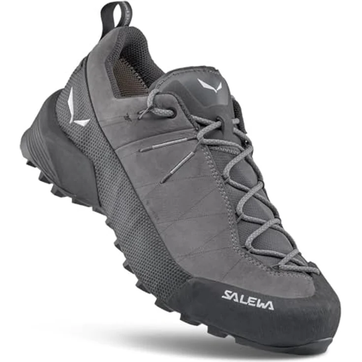 Salewa Wildfire Leather 2 GTX, Trekkingschuh für Herren, wasserdicht, grau, Größe 46 – Bild 2