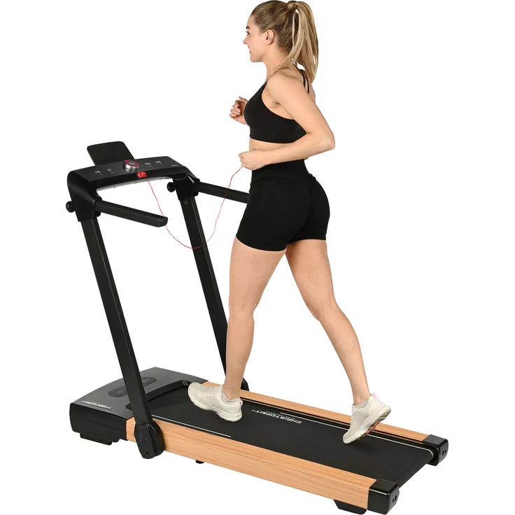 Christopeit 2-in-1 S Laufband - Walking Pad & Laufband, 110x40 cm schwingungsgedämpfte Lauffläche, bis 14 km/h, App-kompatibel, Bluetooth-Lautsprecher, LED Smart Control, Zwei Computer & Fernbedienung, Tablet-/Smartphone-Halterung, Transportrollen, Stilvo