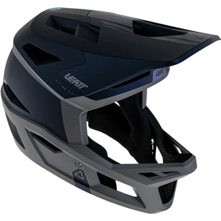 Leatt Gravity 4.0, Full-Face Velohelm (59 - 60 cm) mit 360 Turbine-Technologie und abnehmbarem Mundstück – Bild 2