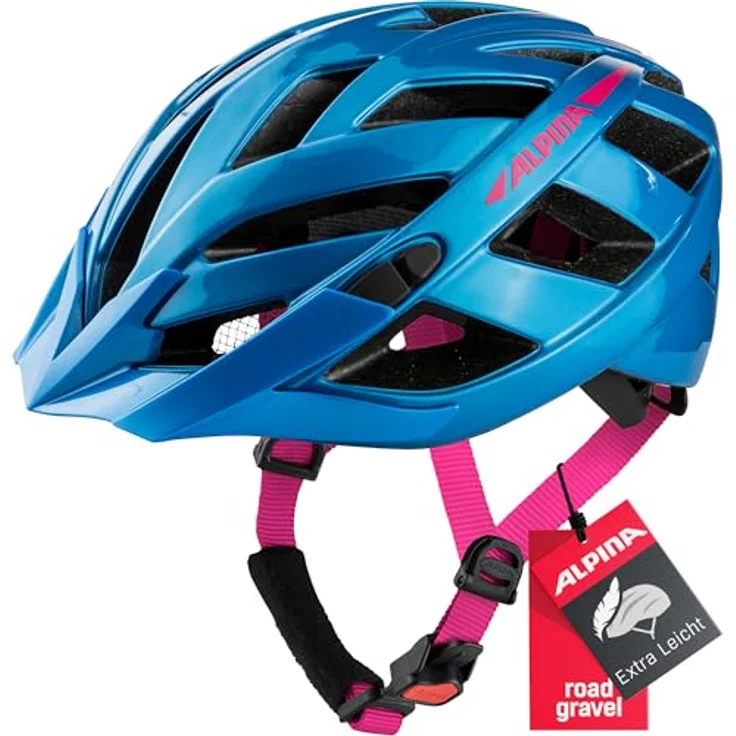 Alpina Fahrradhelm PANOMA 2. 0 52-57 cm, true bvlue pink – Bild 2