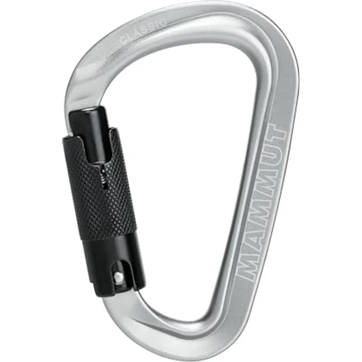 Mammut Classic HMS Twistlock Plus Karabiner, Bruchfestigkeit 25 kN, ideal für Klettern, Einheitsgröße – Bild 1