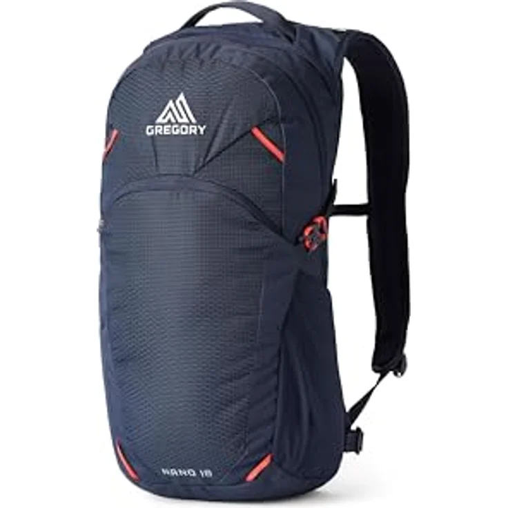 Gregory Nano 18, Rucksack 51 cm, 18 L, 0.48 KG, Blau (Spark Navy) mit Airmesh-Schultergurt und Kompressionsriemen – Bild 1