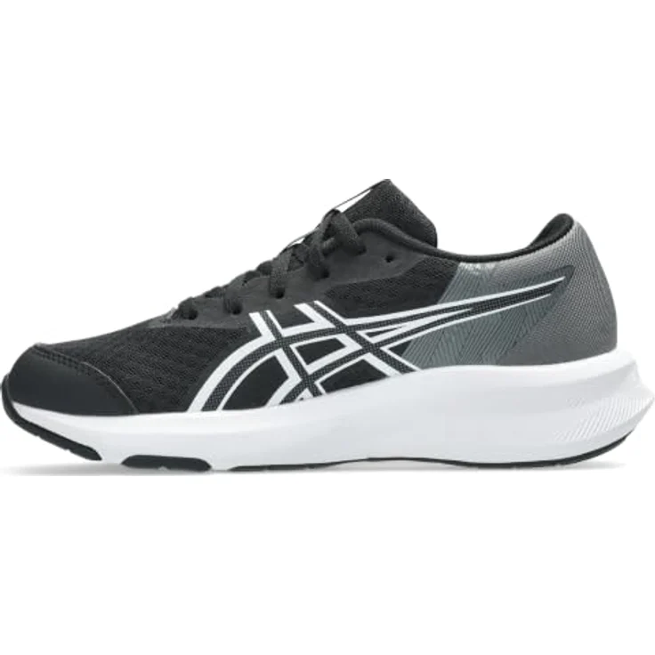 Asics 1014A392-002, Neutrale Laufschuhe für Kinder mit atmungsaktivem Mesh-Obermaterial, griffiger Gummi-Außensohle, schwarz – Bild 1