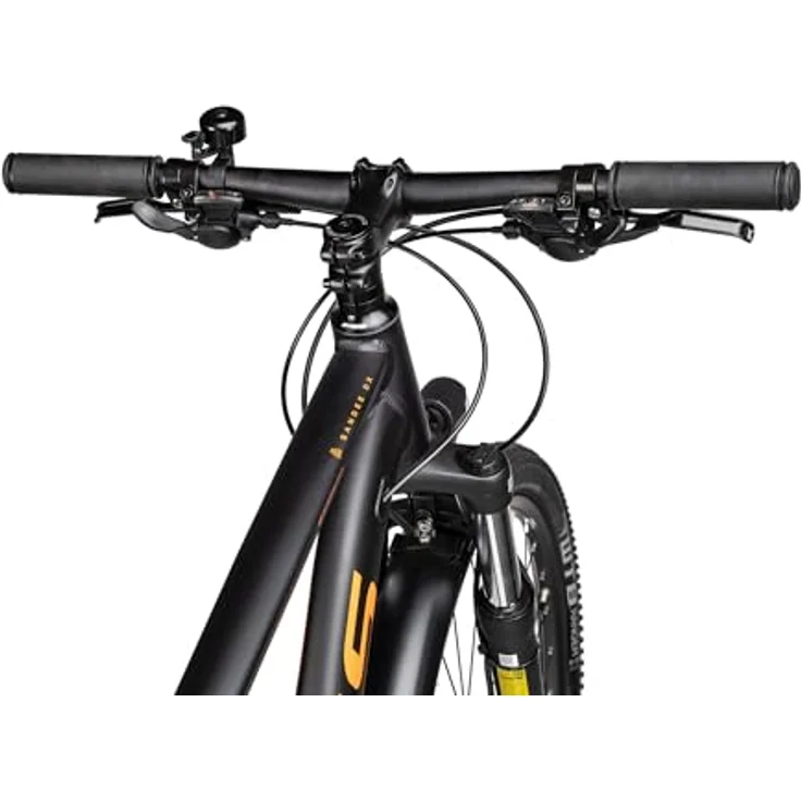 Axess SANDEE DX ATB All-Terrain-Bike 29 Zoll, Schwarz, hydraulische Shimano Scheibenbremsen, 2x8 Gang Kettenschaltung, alltagstauglich – Bild 4