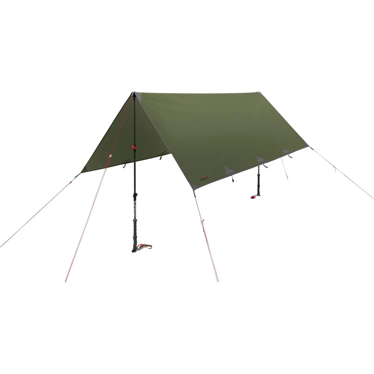 Robens Tarp Exp, vielseitiger Wetterschutz für 3 Personen, 1 kg, wasserdicht aus PFC-freiem HydroTex HD RS Polyester