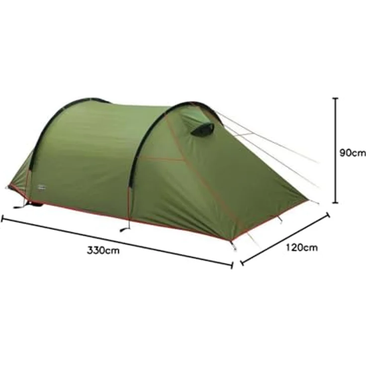 High Peak Kite 2 LW, Oliv Campingzelt für 2 Personen, leicht und kompakt, 2022 Modell – Bild 4