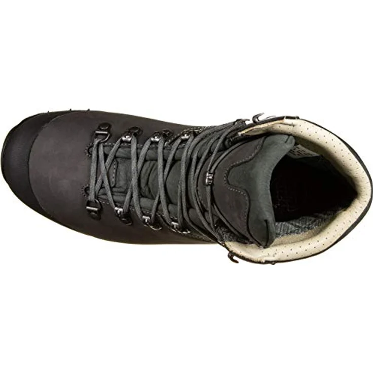 Hanwag Tatra II Wide GTX, wasserdichter Nubuklederschuh für Herren, Komfort-Trekking in asphaltgrau – Bild 5