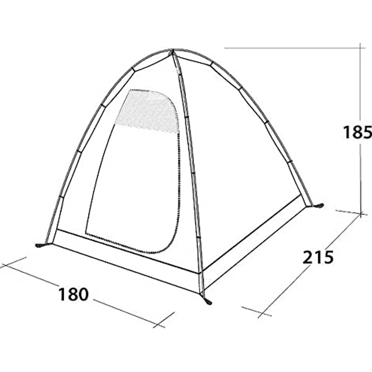 Outwell Innenzelt für Wing Lounges, (2.70 kg, für 3 Personen, dunkles Material gegen Lichteinfall) – Bild 5