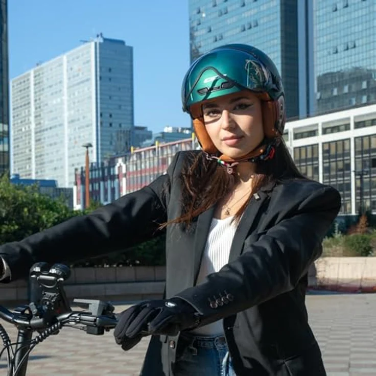 CGM EBI Skihelm, unisex für Erwachsene, satingrün, M (57-58 cm), doppelt zertifiziert für Ski- und Fahrradgebrauch, mit Air Stream System und abnehmbaren Innenausstattungen – Bild 3