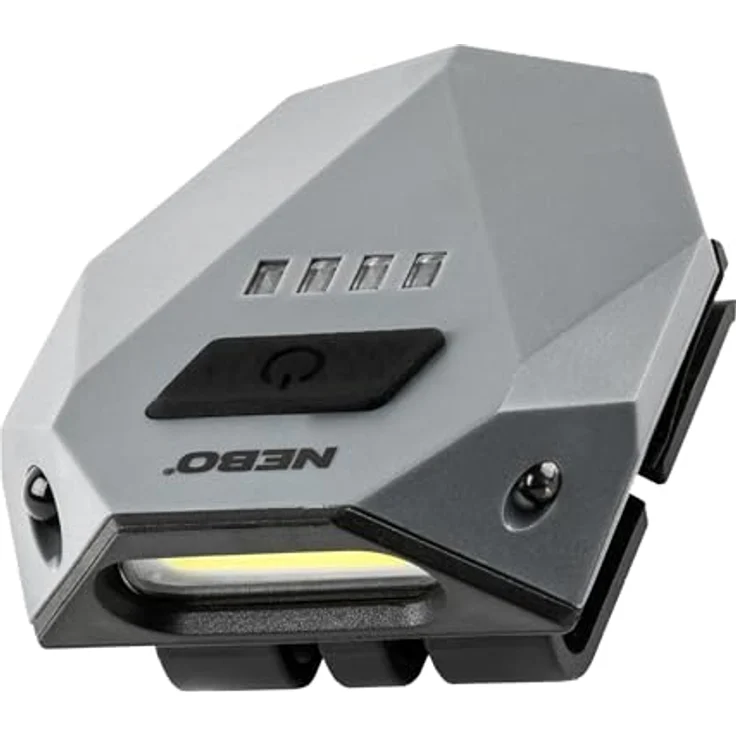 NEBO Einstein Cap 100, Wiederaufladbare Kopflampe mit 100 Lumen, wasserfest, grüne Nachtsicht-LED, ideal für Joggen und Wandern – Bild 1