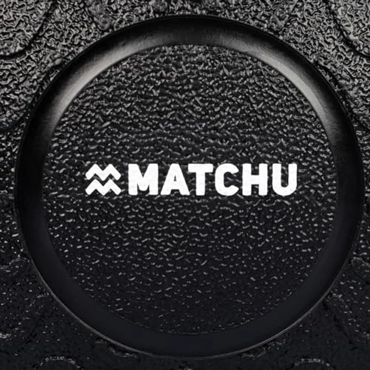 Matchu Sports Kettlebell PRO, 4 KG aus hochqualitativem Vollgummi, unzerstörbar, schwarz, für vielseitiges Krafttraining – Bild 2