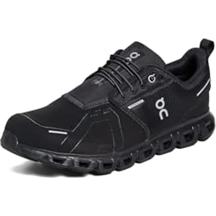 ON Running Cloud 6 WP Waterproof, Herren Sneakers Schuhe mit hervorragender Dämpfung und Aufprallschutz, schwarz, EU 44 US 10