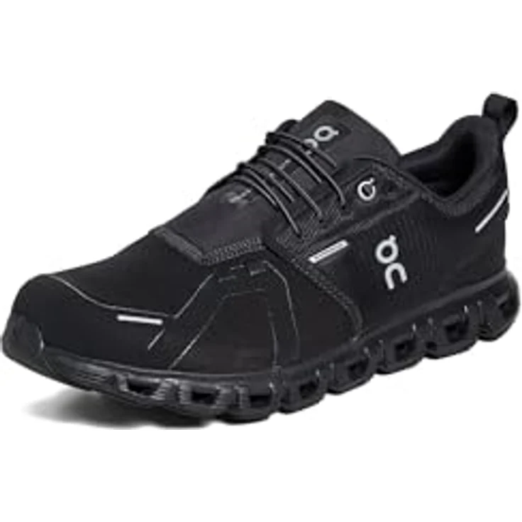 ON Running Cloud 6 WP Waterproof, Herren Sneakers Schuhe mit hervorragender Dämpfung und Aufprallschutz, schwarz, EU 44 US 10 – Bild 1