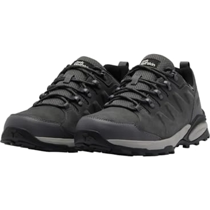 Jack Wolfskin Refugion Low M Wanderschuh, Herren Schuhe in slate – Bild 7