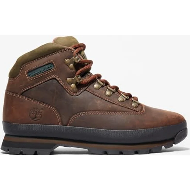 Timberland Euro Hiker F/L, Wanderschuh aus flexiblem Leder mit hohem Schaft für optimalen Halt, schwarz – Bild 2