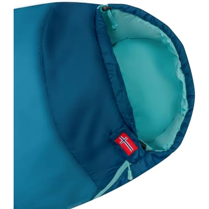 Trollkids Fjell Dreamer Extendable, Mumienschlafsack für Kinder mit Kapuze und Zwei-Wege-Reissverschluss, 170 cm, blau – Bild 4