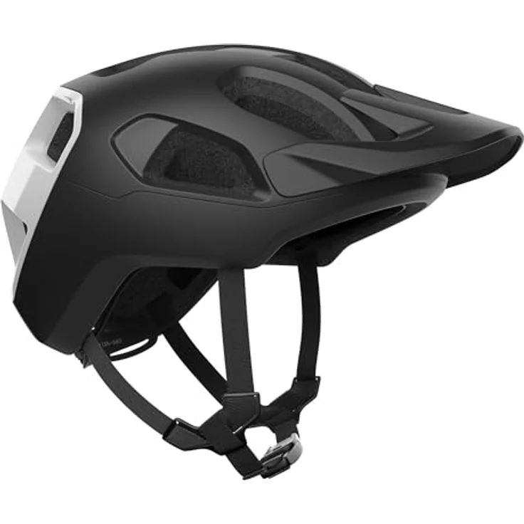 Poc Cularis, Velohelm in Uranium Black Matt und Hydrogen White, 55 - 58 cm, mit optimaler Belüftung und robustem Polycarbonat – Bild 3