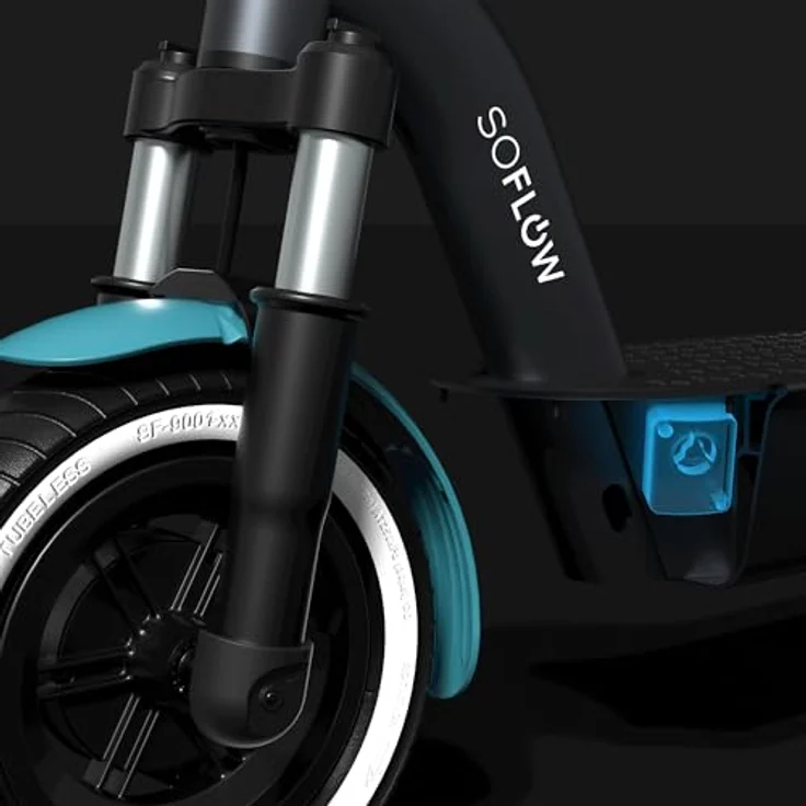 soflow E-Scooter SO4 Pro Max, 750 W, 22 km/h, 75 km Reichweite, Austauschbarer Akku, Dreifach-Bremssystem, Smart Cockpit mit LED-Farbdisplay – Bild 13