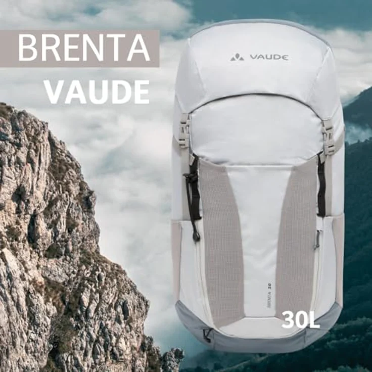 VAUDE Brenta 30 – Wanderrucksack 30L mit ergonomischem Tragesystem, atmungsaktiver Rückwand und Trinksystem-Fach – Bild 2