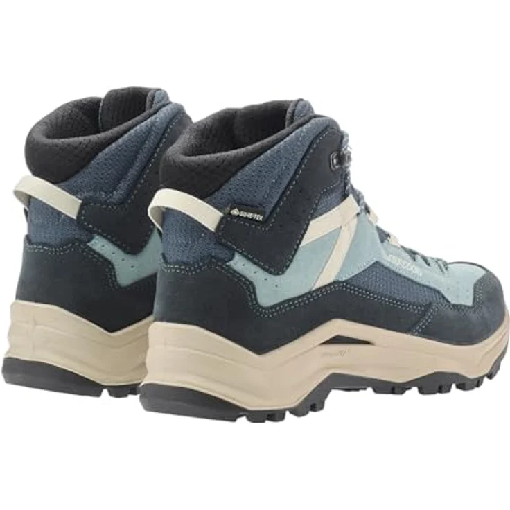 Lowa Ventierra QC GTX, wasserdichter Wanderschuh aus Veloursleder/Textil, rauchblau/blau, DYNAPU®-Zwischensohle, GORE-TEX® Futter – Bild 4