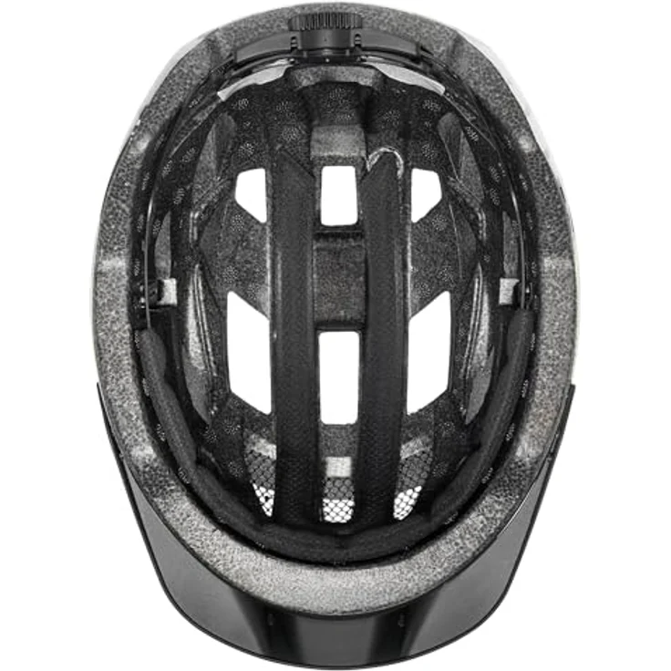 Uvex Air Wing 2, E-Bike Helm in warmem grau-schwarz, größenverstellbar, 50-54 cm mit integrierter Sonnenblende und Fliegengitter – Bild 5