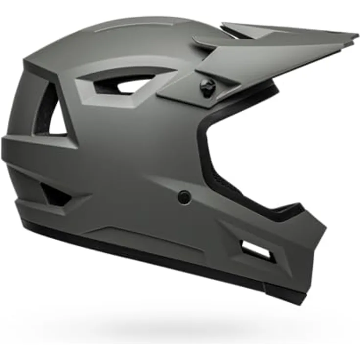 Bell Sanction 2, Fahrradhelm mit Vollgesichtsbelüftung und abnehmbaren Wangenpolstern, matte dunkelgrau