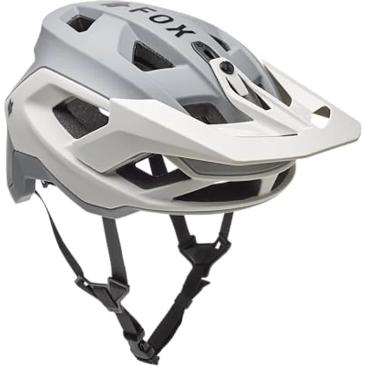 Fox Racing Speedframe Helmet 5050, Unisex Mountainbike Helm mit MIPS, Hochwertige Belüftung, 360° Fit System, LT Grey, Größe M