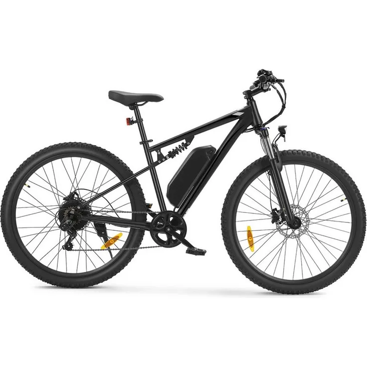 Touroll E-Bike Trekkingrad U3 Pro, 7 Gang, 720 Wh Akku, Heckmotor, Shimano, StVZO-Beleuchtung, vollgefedert, herausnehmbar