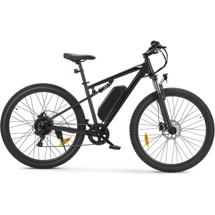Touroll E-Bike Trekkingrad U3 Pro, 7 Gang, 720 Wh Akku, Heckmotor, Shimano, StVZO-Beleuchtung, vollgefedert, herausnehmbar