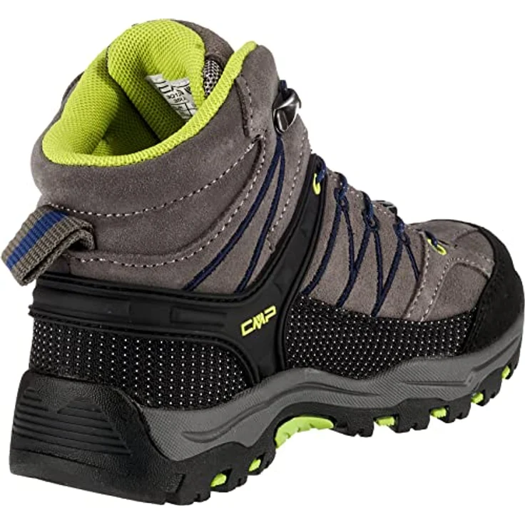 CMP Campagnolo Rigel Mid WP, Mädchen Wanderschuhe, wasserdicht und atmungsaktiv, Veloursleder, Grau, Gr. 37 – Bild 4