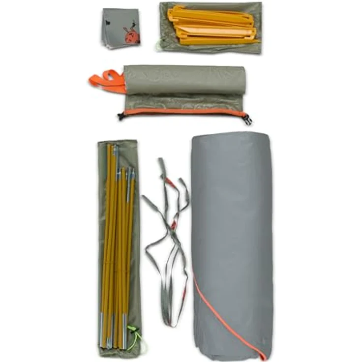 Jack Wolfskin Smileyworld Shelter 3, Strandzelt für 3 Personen, 2.68 kg, leicht aufzustellen, sonnensicher – Bild 7