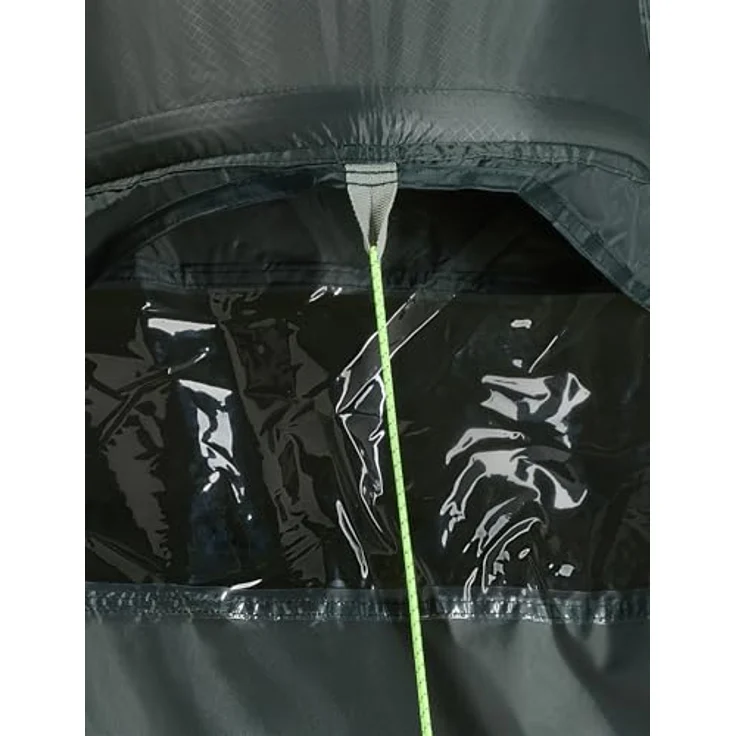 Jack Wolfskin North Tunnel II Tunnelzelt, geräumiges Unisex-Zelt mit Vorraum und 6 Innentaschen, Island Moss, ONE Size – Bild 5