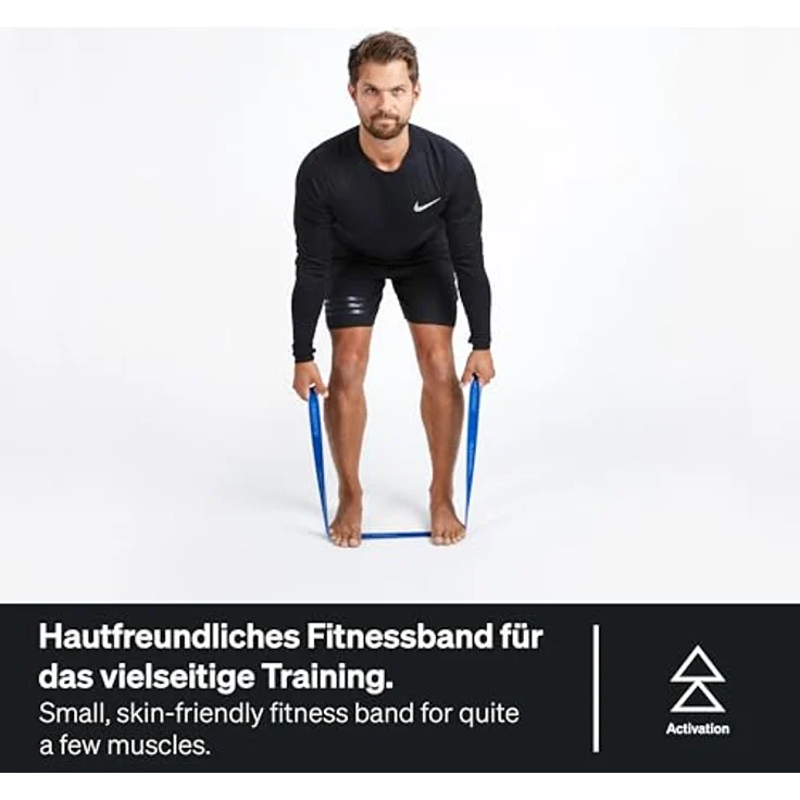 BLACKROLL® SUPER Band (104 cm), Gymnastikband mit leichtem Widerstand (3,8 kg) aus hautfreundlichen Textilien, waschbares Fitnessband in Orange, Made in Germany – Bild 3