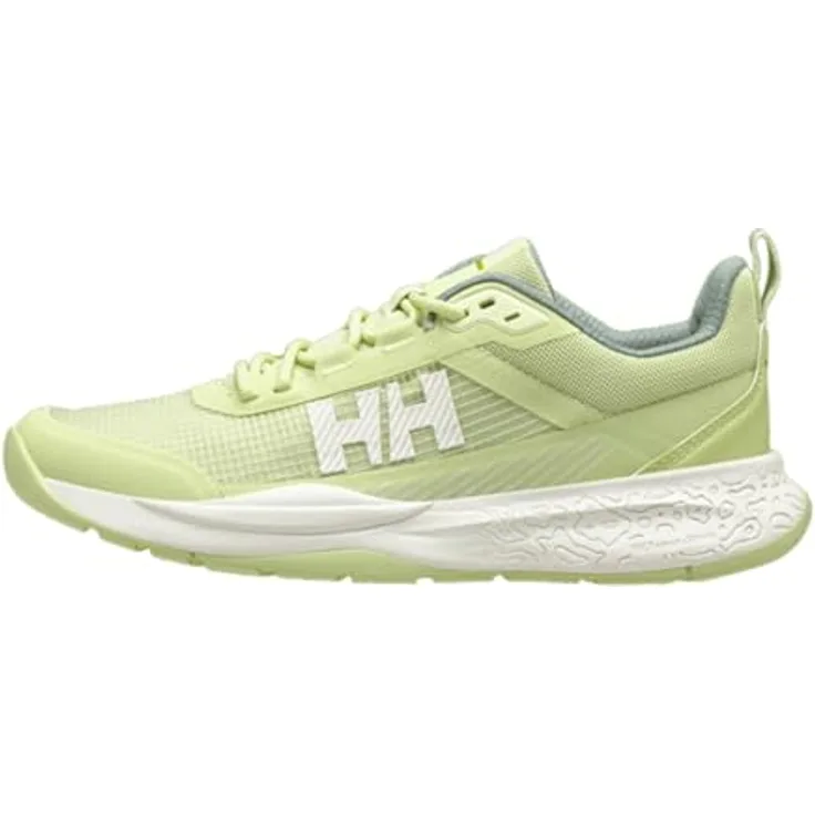 Helly Hansen Dames W Crew Low, Technische hydrophobe Zeilschuhe für Damen, gewaschenes Limone, EU 38