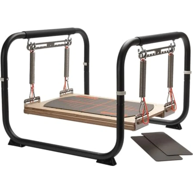 Pedalo Stabilisator Profi, Balance Trainer mit 2 separaten Standplattformen, belastbar bis 120 kg, Holz Birke Multiplex – Bild 1