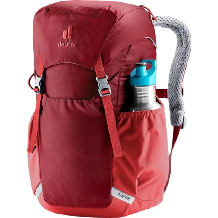 deuter Junior Kinderrucksack (18 L), Wanderrucksack mit Airstripes-Rückensystem, reflektierenden Elementen und Reißverschluss-Deckelfach, blau – Bild 5
