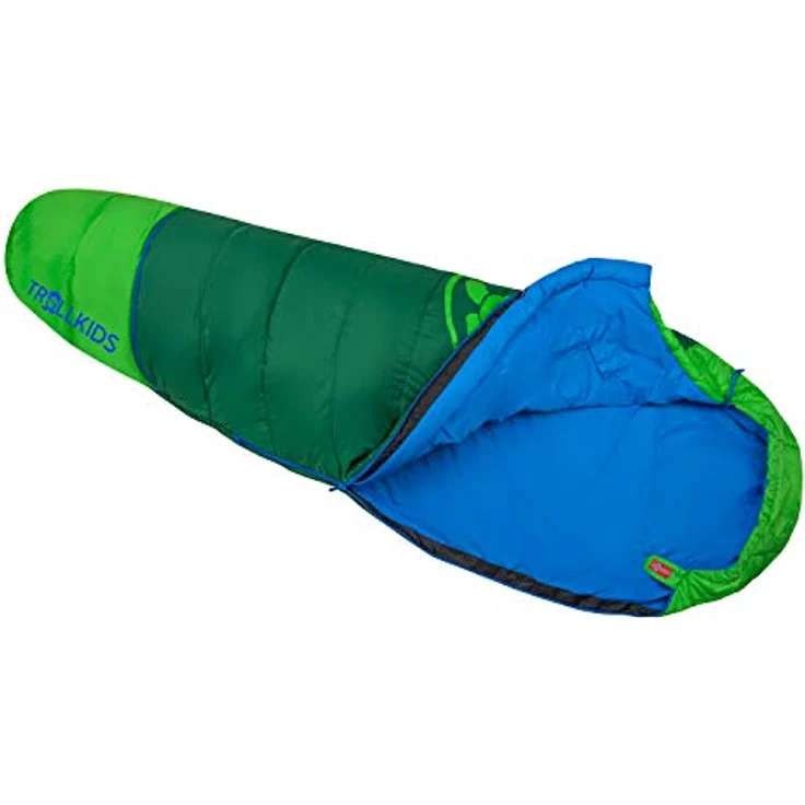 Trollkids Schlafsack Fjell Dreamer, Isolierend, Größenverstellbar, Dunkelgrün/Mittelblau, Einheitsgröße erweiterbar – Bild 3