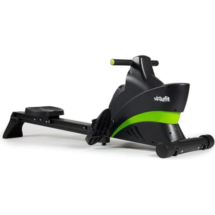 VirtuFit Ergometer Rudergerät Semi-Pro, mit Bluetooth, Tablethalter und 34 Trainingsprogrammen, Schwarz