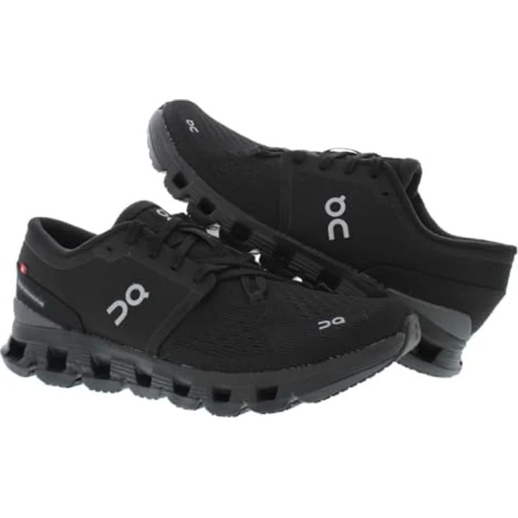 ON Running CLOUD X 4, Leichte Allround-Laufschuhe mit CloudTec®-Dämpfung, schwarz, Größe 42 – Bild 4