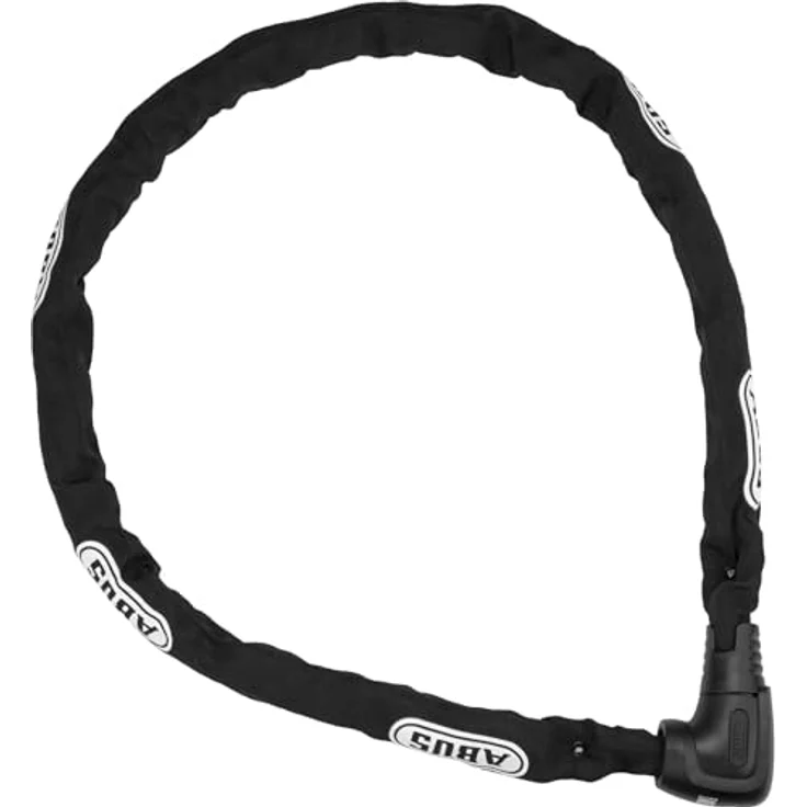 Abus Kettenschloss Steel-O-Chain 9809K, 140 cm, mit ABUS XPlus Zylinder und Textilschlauch zur Lackschonung, Sicherheitslevel 12 – Bild 2