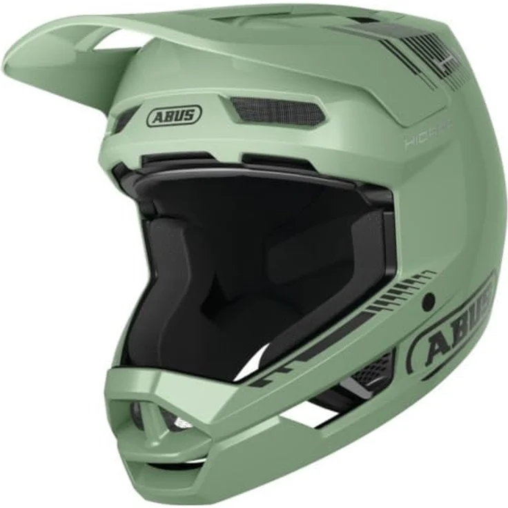ABUS HiDrop Downhill Helm – Fullface Helm mit ABS-Außenschale, ASTM zertifiziert, optimale Belüftung, für Erwachsene und Jugendliche, grün, Größe M – Bild 4